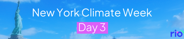 Day 3 of NY Climate Week