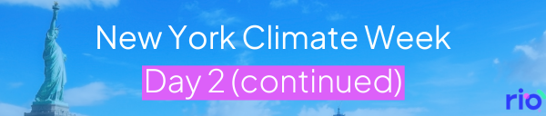 Day 2 of NY Climate Week