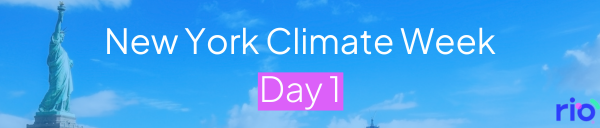 Day 1 of NY Climate Week