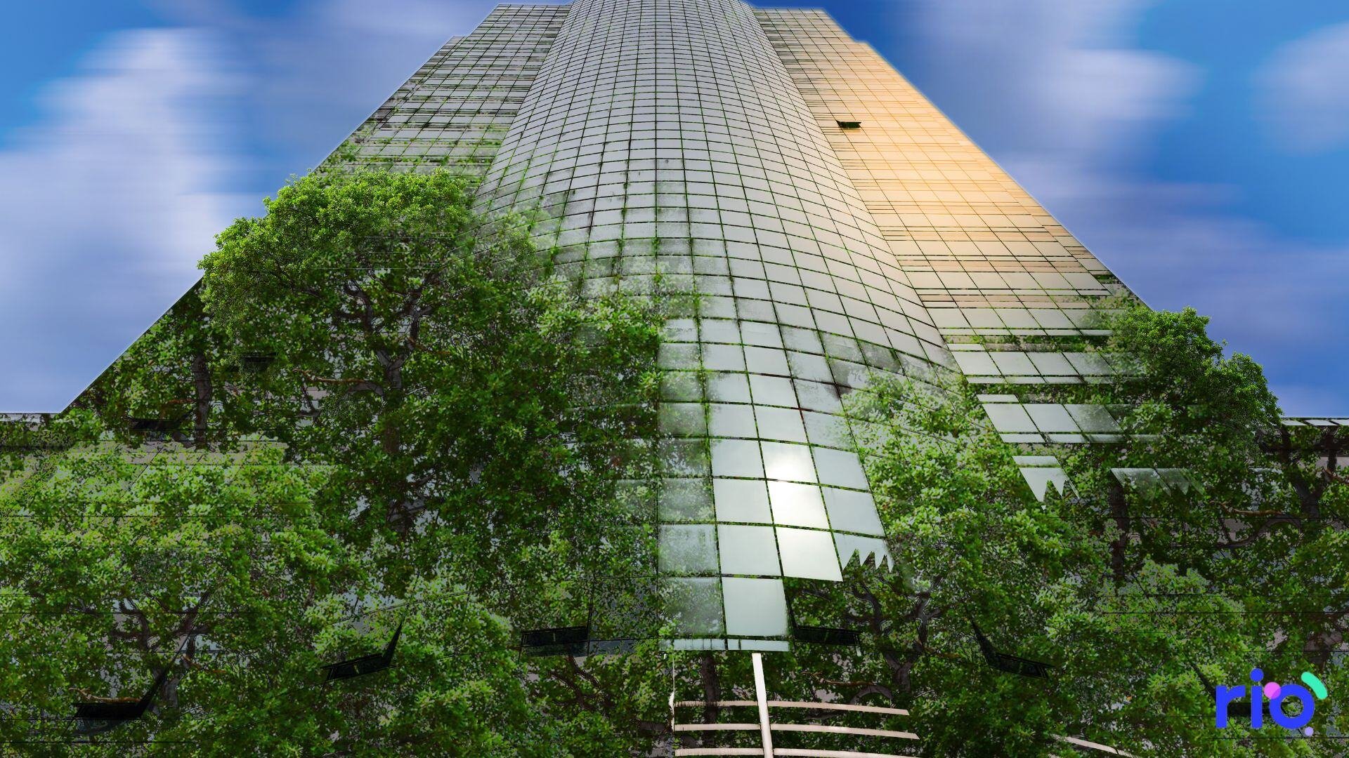 Corporate but green building